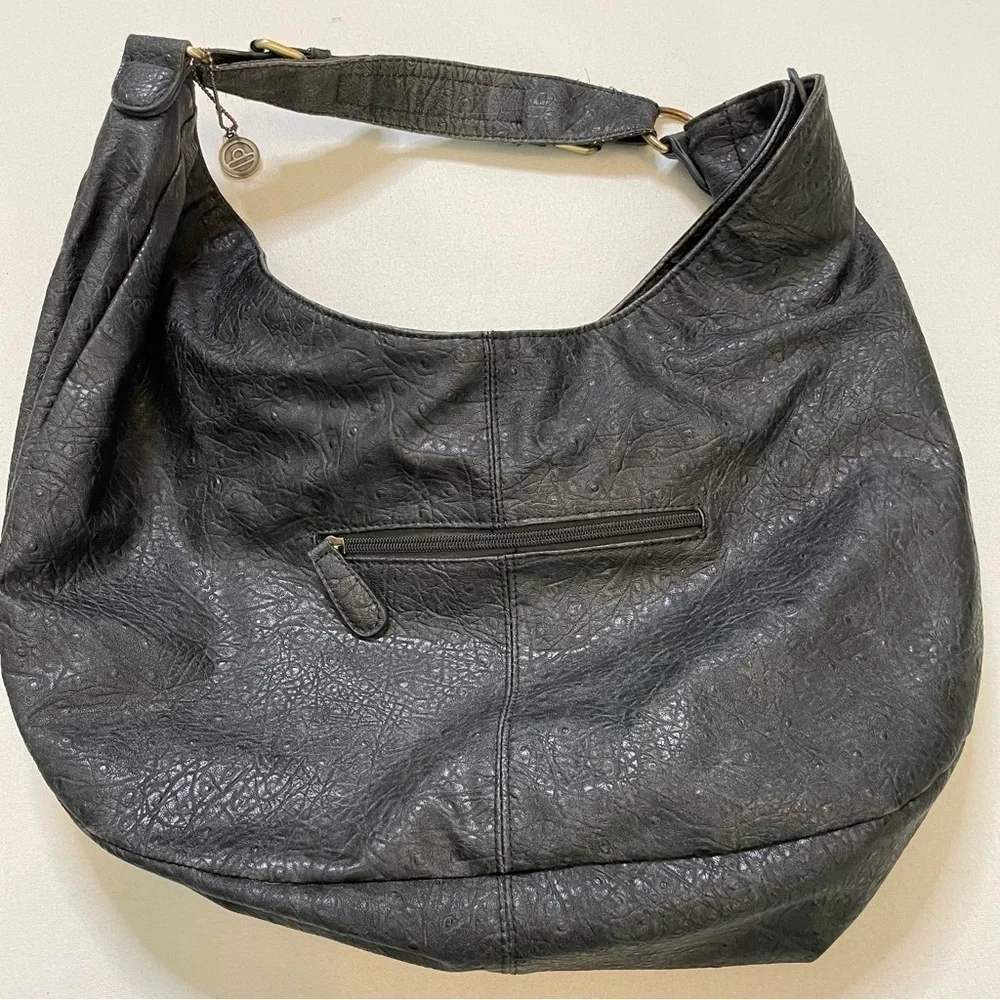 Big Buddha vegan leather hobo bag